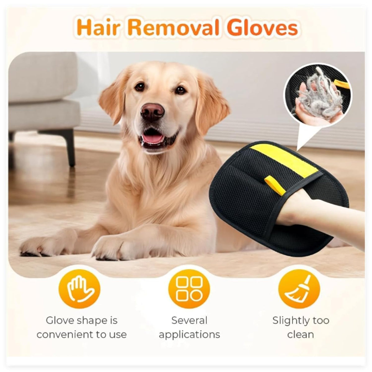 Effortless Pet Grooming Gloves™